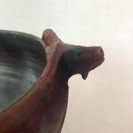 Raku Bowl with Buffalo Head：圖片 2